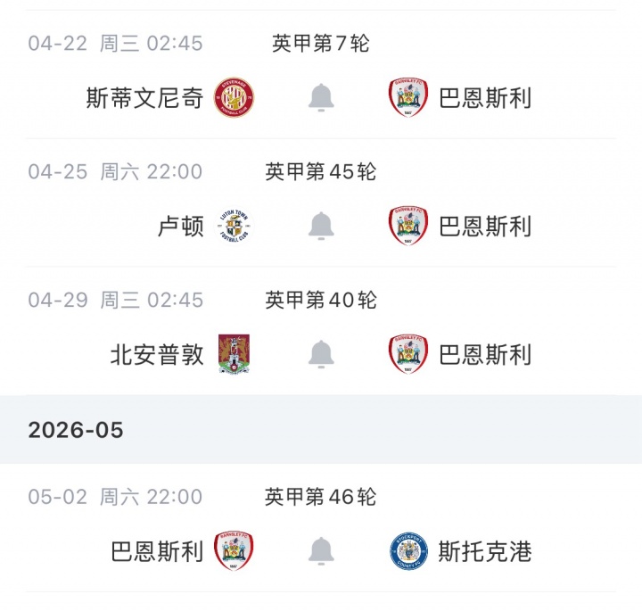 徐彬隨巴恩斯利一隊(duì)訓(xùn)練 英甲賽季僅余四輪