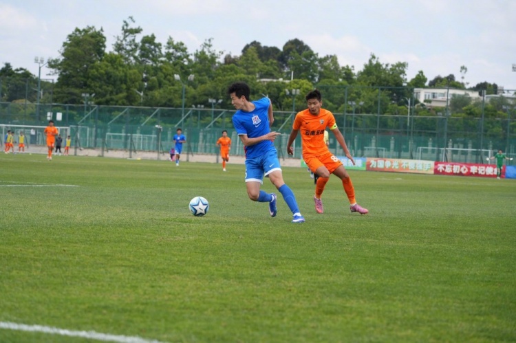 申花U20兩翼齊飛2-0云南玉昆，黃毅豪張煜建功