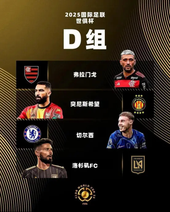 2025世俱杯D組：切爾西頭號熱門，洛杉磯FC頂替萊昂進死亡之組
