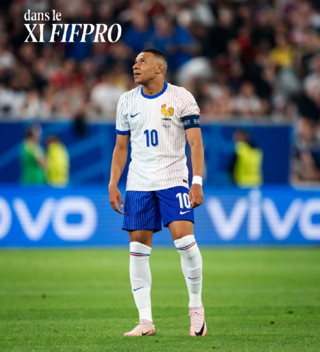 2.1萬(wàn)職業(yè)球員投票 姆巴佩入選FIFPRO年度最佳陣容