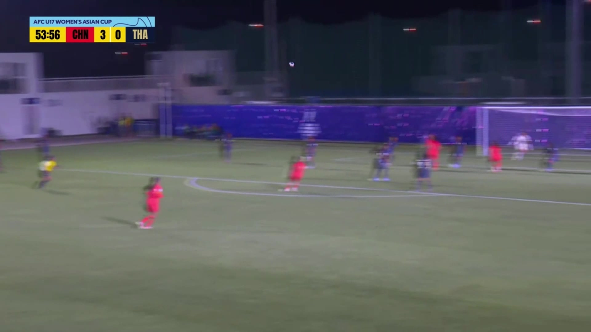 U17中國(guó)女足4-0領(lǐng)先泰國(guó)！李啟嫻梅開二度，
