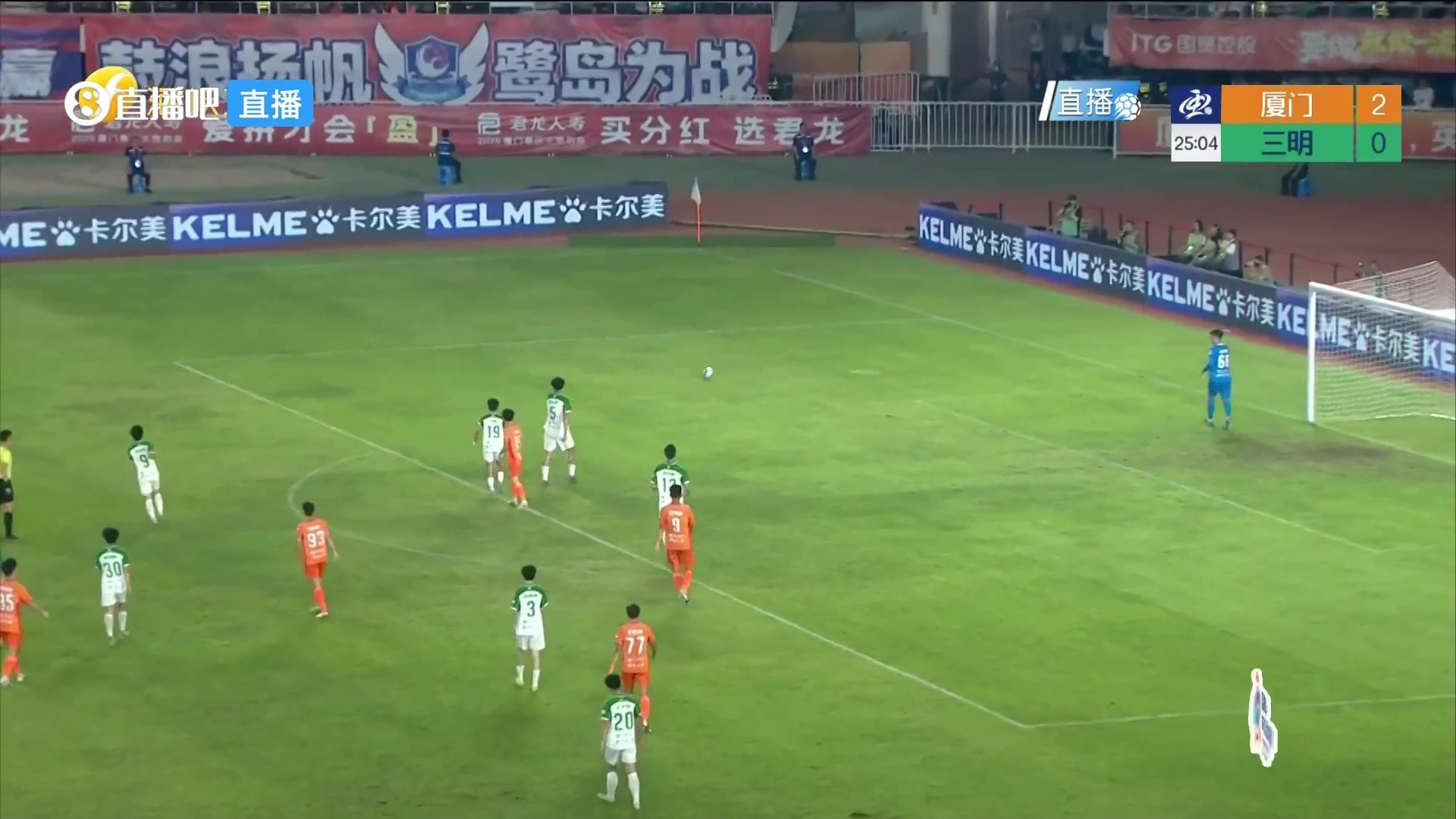 登頂射手榜！江澤源頭球破門，廈門隊(duì)3-0領(lǐng)先了！